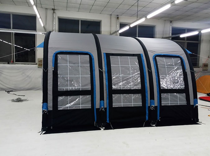 Inflatable air tent